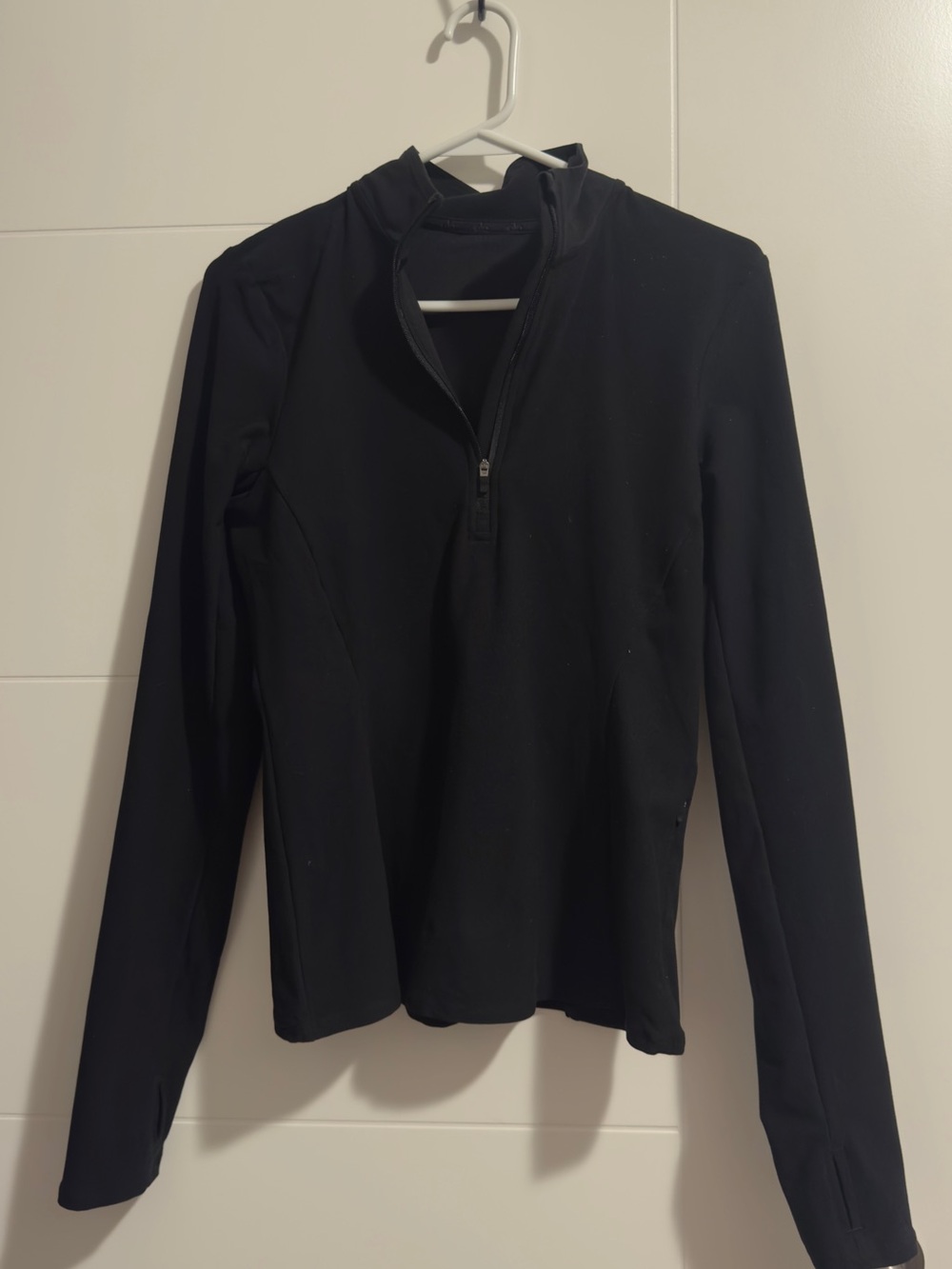 ALO Yoga Winter Warm 1/4 Zip Women's Black Long-Sleeve Quarter Zip Pullover